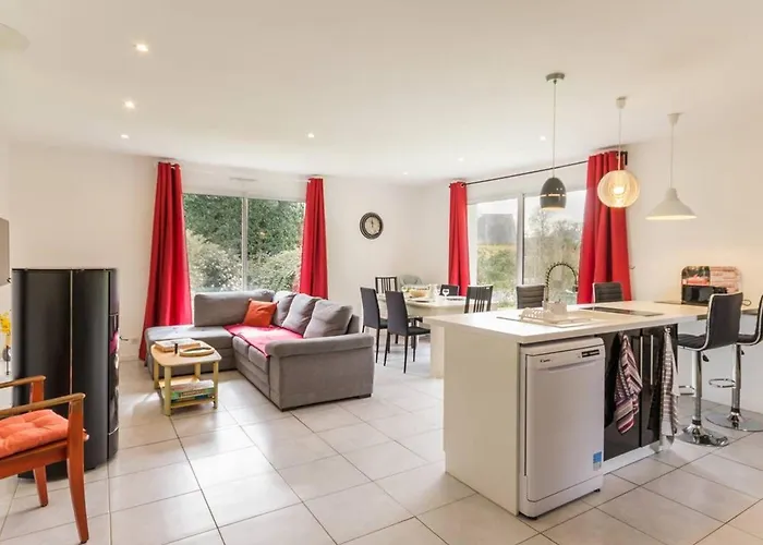 Maison Contemporaine à Avec Jardin Clos, Proche Nantes : 3 Chambres, Wi-fi, Garage Vélos/motos - Fr-1-306-1178 Casa vacanze